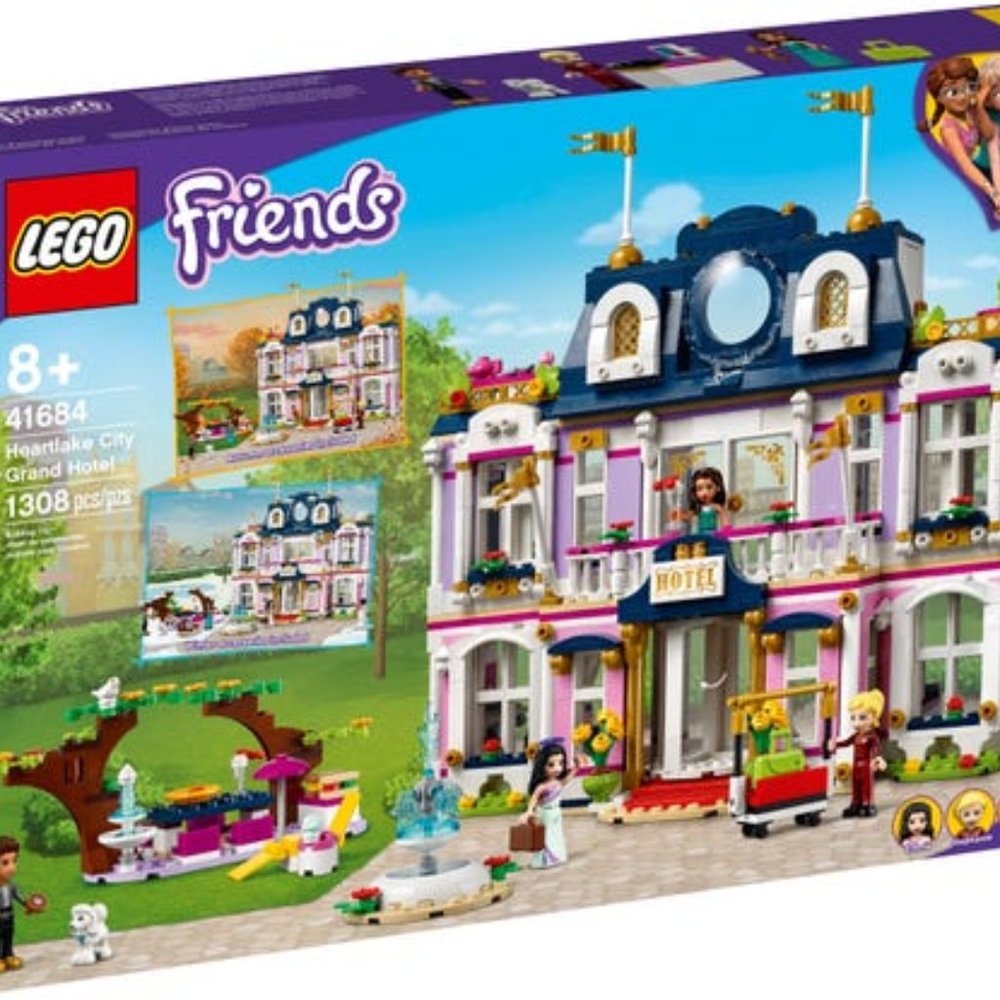 💜SEALED BOX LEGO 41684 FRIENDS HEARTLAKE CITY GRAND HOTEL BUILDING SET $99 NIB